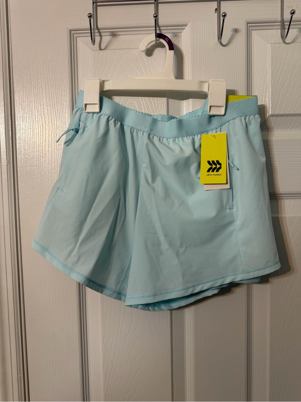 all in motion Light Blue Girls' Athletic Shorts